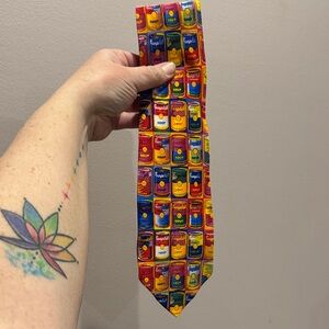 Soup Can Pattern Tie